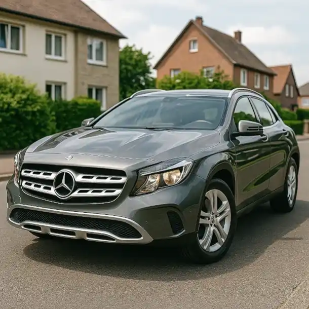 Ein gebrauchtes Mittelklasse-Auto beim Autoankauf in Mainz, bereit für eine neue Bewertung und Verkaufsmöglichkeit.